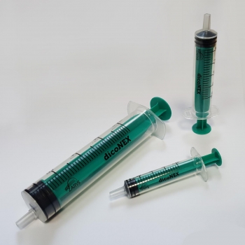 Strzykawka 3-częściowa LUER z tłoczkiem 5 ml 10szt-10007