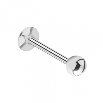 Kolczyk sterylny do WARGI labret z kulką 1,2/8/3-10100