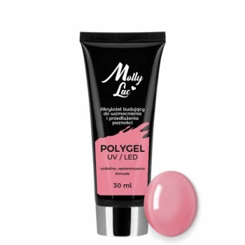 Polygel akrylożel MollyLac budujący Peony 30ml -10965