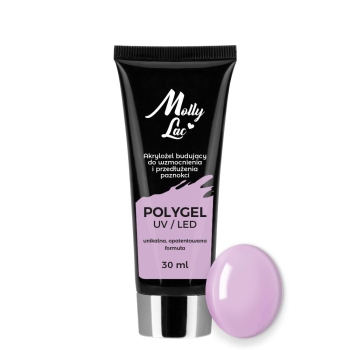 Polygel akrylożel MollyLac buduj. Wild Orchid 30ml-10903