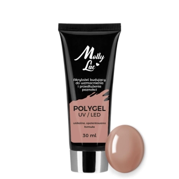 Polygel akrylożel MollyLac buduj. Light Brown 30ml-10904