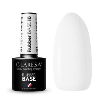 Claresa lakier hybrydowy BAZA RUBBER 18 5g-11180
