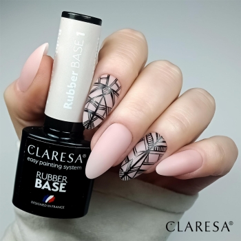 Claresa lakier hybrydowy BAZA RUBBER 1 5g-11153