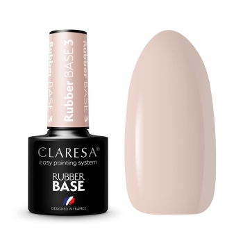 Claresa lakier hybrydowy BAZA RUBBER 3 5g-11198