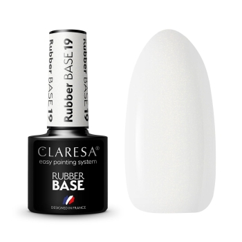 Claresa lakier hybrydowy BAZA RUBBER 19 5g-11186