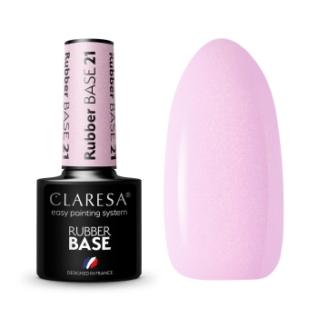 Claresa lakier hybrydowy BAZA RUBBER 21 5g-11194