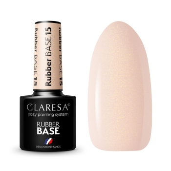 Claresa lakier hybrydowy BAZA RUBBER 15 5g-11171