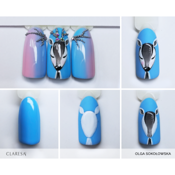 Claresa Lakier hybrydowy BLUE 702 -5g-11291