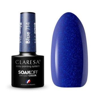 Claresa Lakier hybrydowy BLUE 714 -5g-11310