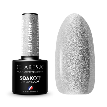 Claresa lakier hybrydowy FULL GLITTER 1 -5g-11492