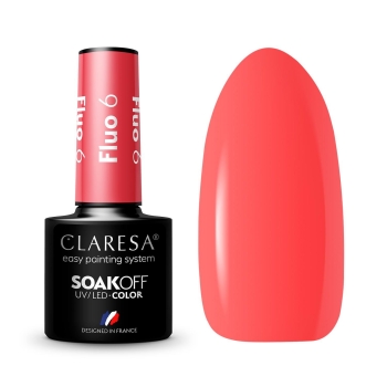 Claresa lakier hybrydowy FLUO 6 -5g-11463