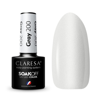 Claresa lakier hybrydowy GRAY 200 -5g-11517
