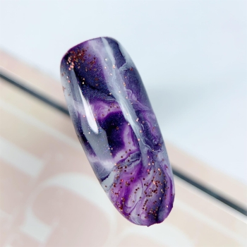 Claresa lakier hybrydowy GALAXY PURPLE 5g-11509