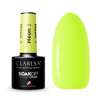 Claresa lakier hybrydowy NEON 3 -5g-11608