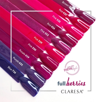Claresa Lakier hybrydowy PINK 535 -5g-11693