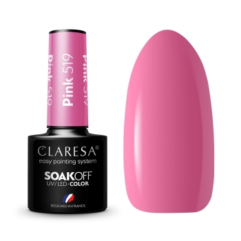 Claresa Lakier hybrydowy PINK 519 -5g-11674