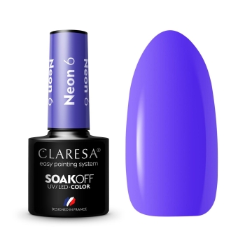 Claresa lakier hybrydowy NEON 6 -5g-11614