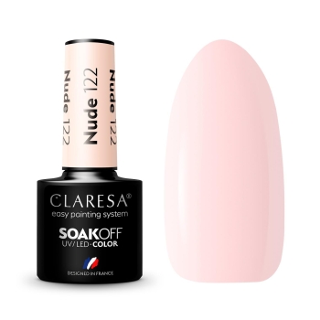 Claresa lakier hybrydowy NUDE 122 -5g-11654