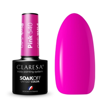 Claresa Lakier hybrydowy PINK 540 -5g-11697