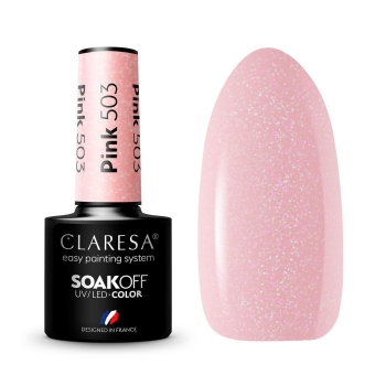 Claresa Lakier hybrydowy PINK 503 -5g-11658