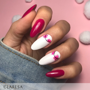 Claresa Lakier hybrydowy PINK 524 -5g-11678