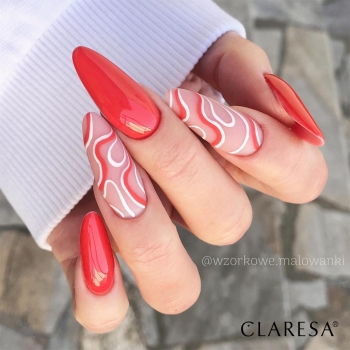 Claresa Lakier hybrydowy RED 400 -5g-11763