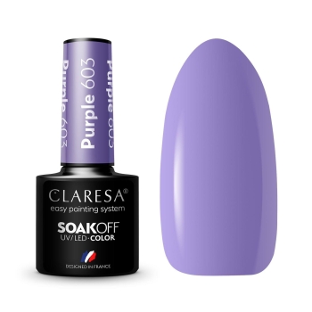 Claresa Lakier hybrydowy PURPLE 603 -5g-11731