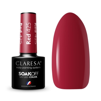 Claresa Lakier hybrydowy RED 425 -5g-11781