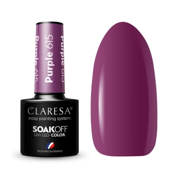 Claresa Lakier hybrydowy PURPLE 615 -5g-11743