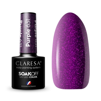 Claresa Lakier hybrydowy PURPLE 631 -5g-11758