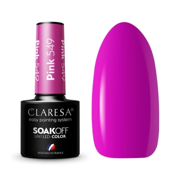 Claresa Lakier hybrydowy PINK 549 -5g-11707