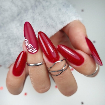 Claresa Lakier hybrydowy RED 434 -5g-11790