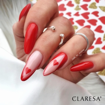 Claresa Lakier hybrydowy RED 406 -5g-11770