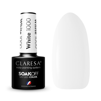 Claresa Lakier hybrydowy WHITE 1000 5g-11829