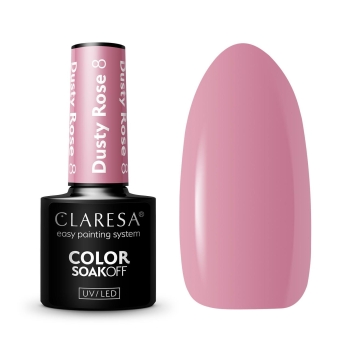 Claresa Lakier hybrydowy DUSTY ROSE 8 -5g-12135
