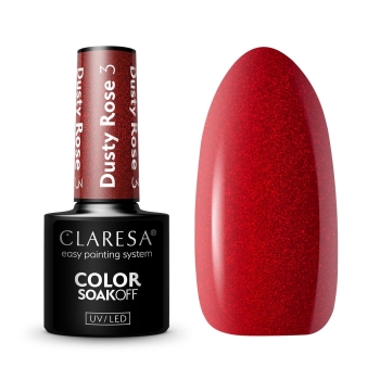 Claresa Lakier hybrydowy DUSTY ROSE 3 -5g-12124