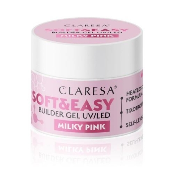 CLARESA SOFT & EASY GEL Milky Pink -45 g-12161
