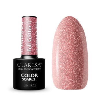 Claresa lakier hybrydowy FULL GLITTER 8 -5g-12257