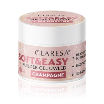 CLARESA SOFT & EASY GEL CHAMPAGNE -90 g-12347