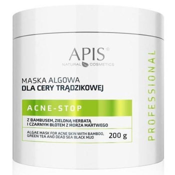 Maska APIS algowa Acne z czarnym błotem 200g-12628