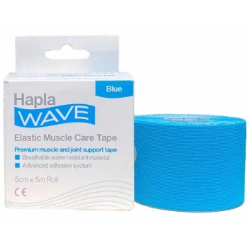 Taśma Hapla Wave tape niebieski 5cm x 5m-12856