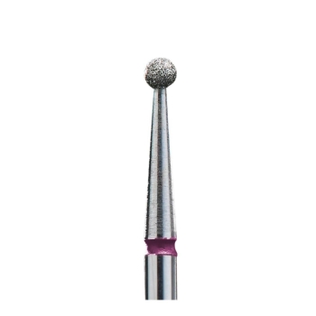 STALEKS Frez diamentowy kulka 2,5mm czerwona-13109