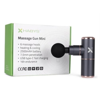Pistolet do masażu wibracje MINI Habys massage gun-13309