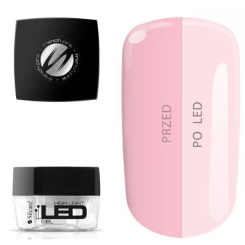 Żel SILCARE HIGHT LIGHT LED paznokci French Pink-13554