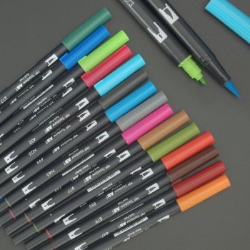 Pisak do permanentnego TOMBOW dual RED WOOD 899-13708