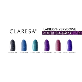 Claresa lakier hybrydowy GALAXY BLUE 5g