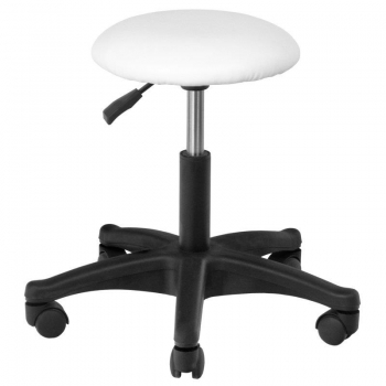 Taboret kosmetyczny AM-312 - BIAŁY-6160