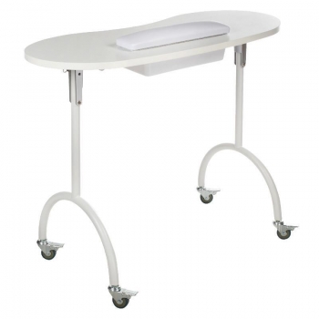 Stolik do manicure składany + torba BIAŁY-7756