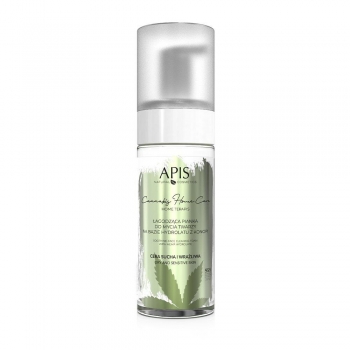 Pianka APIS do twarzy łagodząca z konopi 150ml-8757