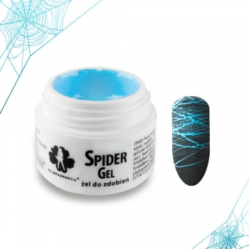 Żel SPIDER Allepaznokcie NIEBIESKI żel do zdobień-8860